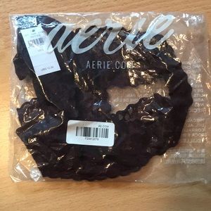 AERIE purple thong size Large